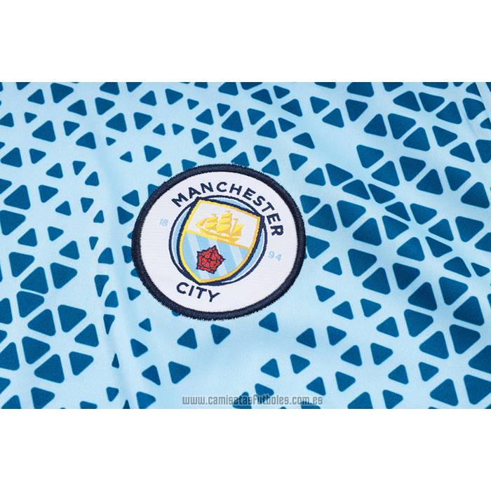 Chandal del Manchester City Manga Corta 2023-2024 Azul - Pantalon Corto